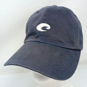 Costa Del Mar Gray Embroidered Logo Adjustable Baseball Cap Hat